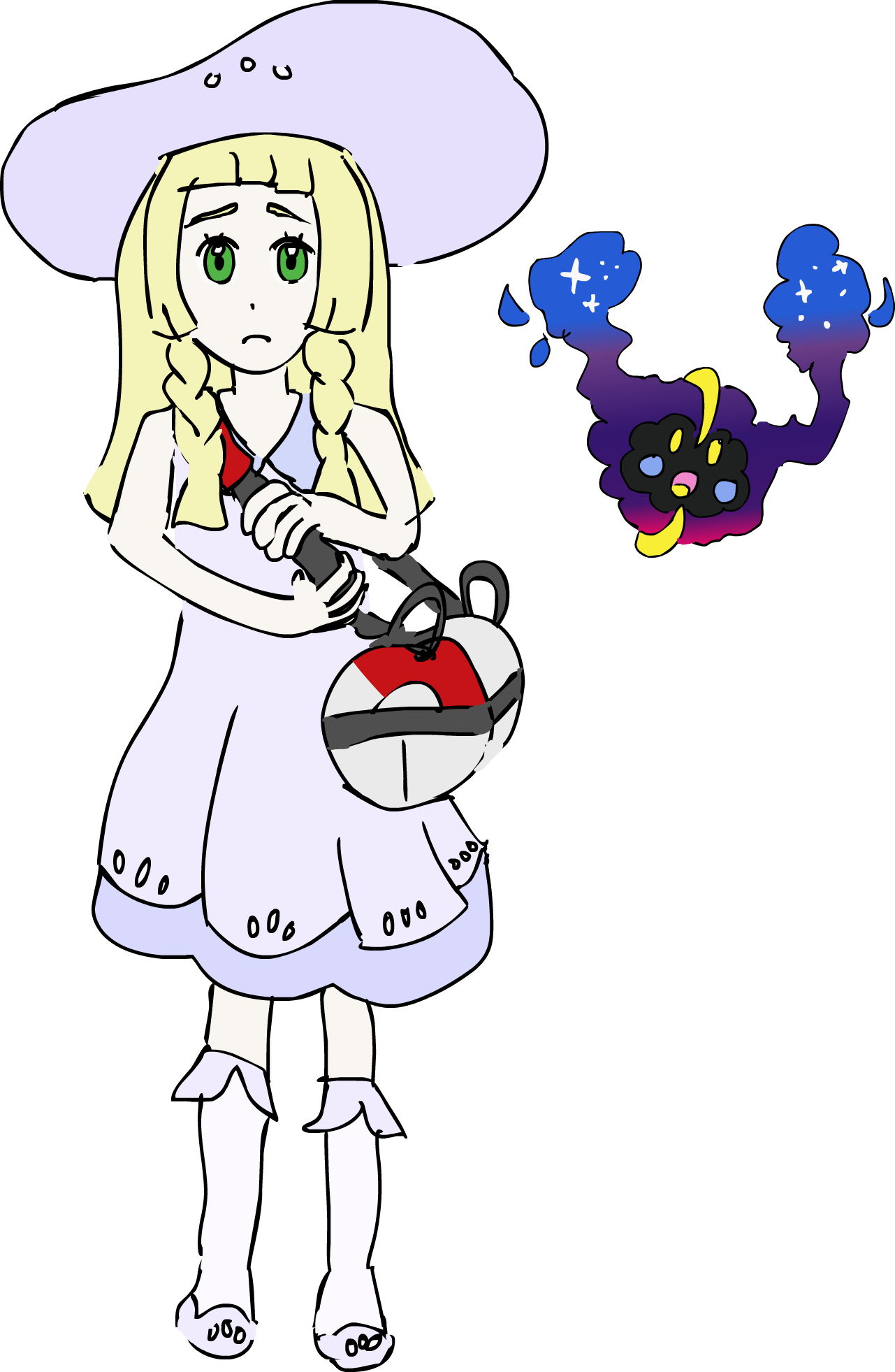 Lillie and Nebby... Sort of.